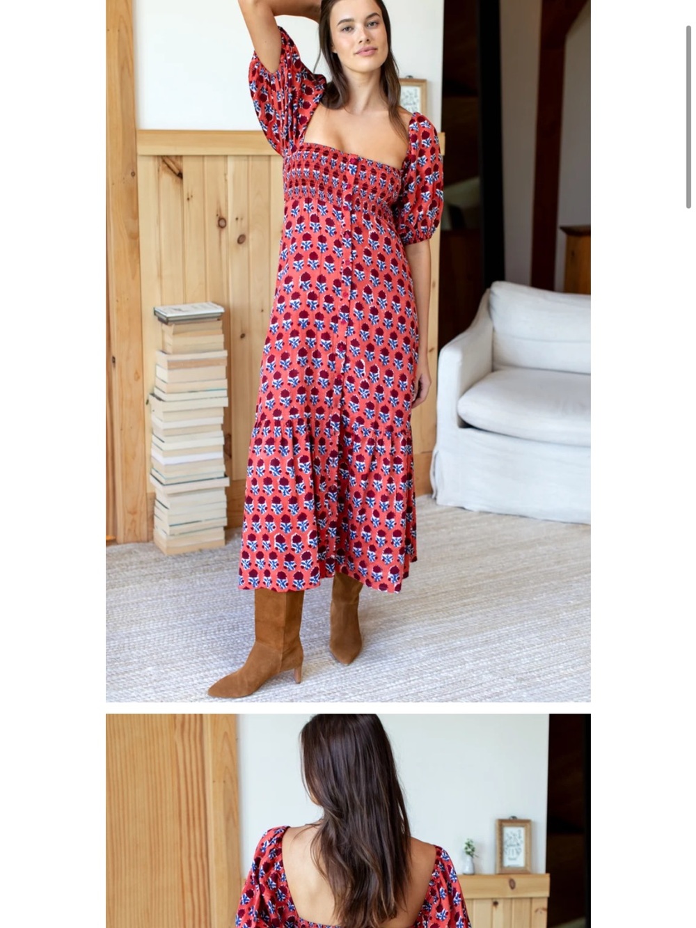 Emerson Fry India Collection Santiago 3 Maxi Dress - Carmen Flowers NWT - Picture 9 of 10